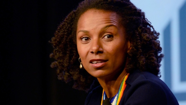 Facebook Global Director of Diversity Maxine Williams speak onstage at '#YesWeCode: From The 'Hood To Silicon Valley' during the 2015 SXSW Music, Film + Interactive Festival at Austin Convention Center on March 16, 2015 in Austin, Texas. Photographer: Robert A Tobiansky/Getty Images
