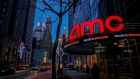 Signage outside an AMC movie theater in New York, U.S., on Friday, March 5, 2021. The struggling U.S. box office is expected to rebound this weekend, when theaters in New York City, the second-largest U.S. movie market, reopen after a yearlong hiatus. Photographer: Amir Hamja/Bloomberg