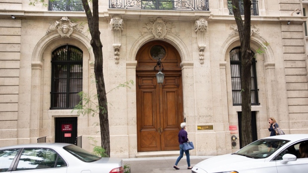 A residence belonging to Jeffrey Epstein at East 71st St. in Manhattan on July 8, 2019.