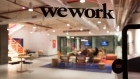 Signage is displayed at the WeWork Cos. 32nd Milestone co-working space in Gurugram, India, on Monday, Feb. 18, 2019.