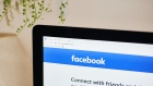The Facebook Inc. website is displayed on an Apple Inc. laptop computer in this arranged photograph taken in the Brooklyn borough of New York, U.S., on Monday, April 22, 2019. As Facebook Inc. prepares to report first-quarter results Wednesday, analysts are confident that the social-media company has moved past negative headlines that dogged the stock throughout the second half of 2018 and is positioned to monetize its massive user base in new ways. Photographer: Gabby Jones/Bloomberg