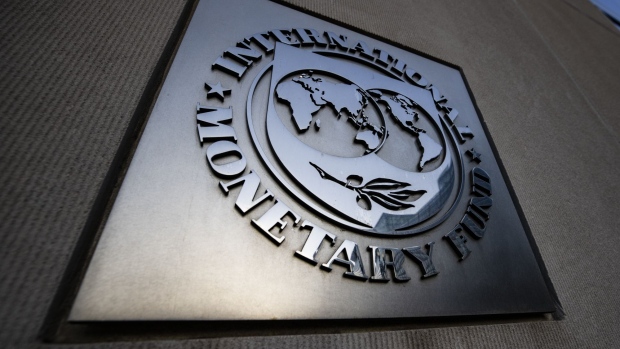 The International Monetary Fund (IMF) headquarters in Washington, D.C., U.S., on Saturday, April 3, 2021. The IMF next week will upgrade its forecast for global economic growth, driven by improved outlooks for the U.S. and China, while warning of high uncertainty and new virus strains that threaten to hold back the rebound. Photographer: Bloomberg/Bloomberg