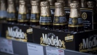 Bottles of Constellation Brands Inc. Modelo beer sit on display for sale inside a BevMo Holdings LLC store in Walnut Creek, California, U.S., on Wednesday, Jan. 3, 2018. Constellation Brands Inc. is scheduled to release earnings figures on January 5.