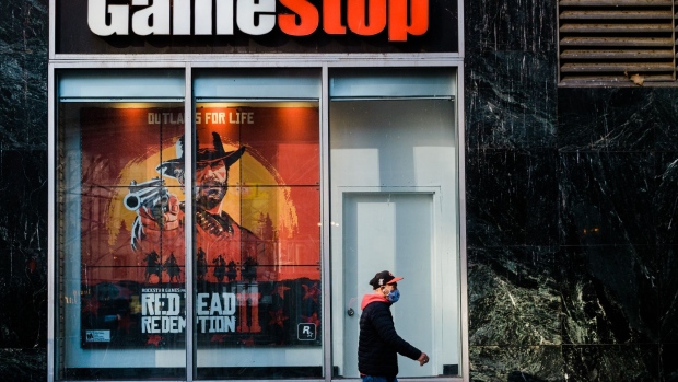 GameStop Corp. store in the Herald Square area of New York, U.S.