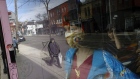 A mannequin displaying a protective mask in the window of a closed store on Queen St. West in Toronto, Ontario, Canada, on Monday, April 26, 2021. The province, which is under an emergency stay-at-home order, has about 850 people in intensive care units, and the number has more than doubled in a month. Photographer: Cole Burston/Bloomberg