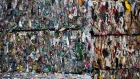 Crushed plastic bottles and containers are stacked at Yongin Recycling Center in Yongin, South Korea, on Monday, Sept. 14, 2020. The coronavirus is undermining global efforts to ease plastic pollution, with lockdown measures curbing recycling activity in South and Southeast Asia, according to a report commissioned by Circulate Capital LLC. Photographer: SeongJoon Cho/Bloomberg