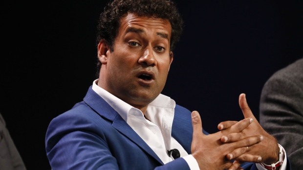 Neil Mahapatra, chairman of Oxford Cannabinoid Technologies Ltd., speaks during the Milken Institute Global Conference in Beverly Hills, California, U.S., on Tuesday, April 30, 2019. The conference brings together leaders in business, government, technology, philanthropy, academia, and the media to discuss actionable and collaborative solutions to some of the most important questions of our time.
