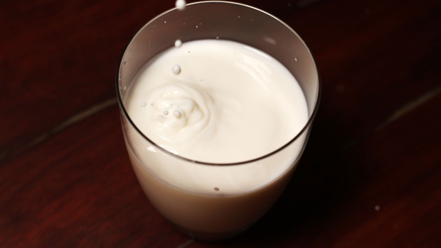 Milk is poured into a glass. Photographer: Bloomberg Creative Photos/Bloomberg