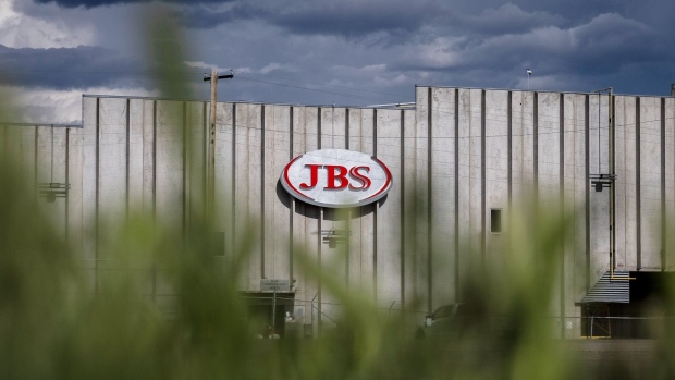 The JBS beef production facility in Greeley, Colorado, U.S. on June 1.