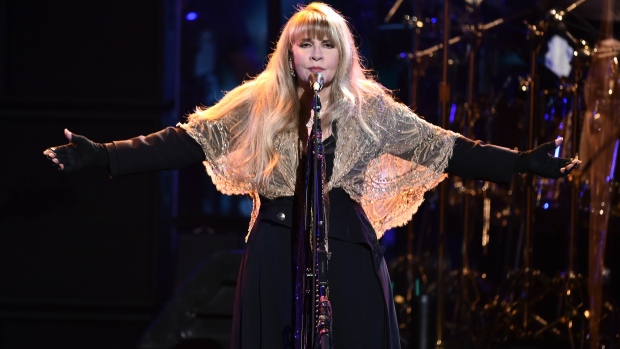 Stevie Nicks performs at Radio City Music Hall in 2018. Photographer: Steven Ferdman/Getty Images