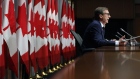 Tiff Macklem speaks during an Ottawa news conference on May 1, 2020.