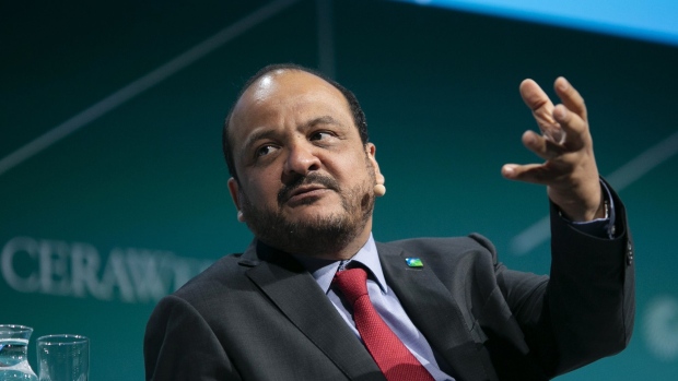 Ahmad Al-Khowaiter, chief technology officer of Saudi Arabian Oil Co., speaks during the 2019 CERAWeek by IHS Markit conference in Houston, Texas, U.S., on Monday, March 11, 2019. The program provides comprehensive insight into the global and regional energy future by addressing key issues from markets and geopolitics to technology, project costs, energy and the environment, finance, operational excellence and cyber risks. Photographer: F. Carter Smith/Bloomberg