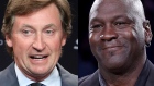 Wayne Gretzky and Michael Jordan Source: Terry Wyatt/Getty Images
