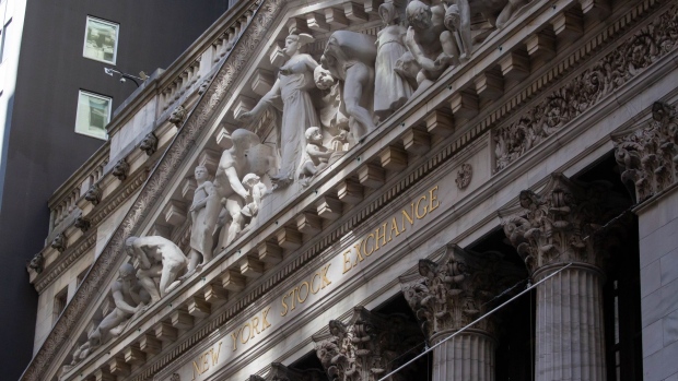 The New York Stock Exchange (NYSE) in the Financial District of New York, U.S., on Friday, March 5, 2021. Stocks climbed as technology shares rebounded from an earlier selloff. Photographer: Michael Nagle/Bloomberg