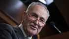 Senate Minority Leader Chuck Schumer, a Democrat from New York, speaks during a news conference at the U.S. Capitol in Washington, D.C., U.S., on Tuesday, March 17, 2020. The Senate will move forward with a vote on the coronavirus-relief bill passed by the House instead of seeking to add major fiscal stimulus, Majority Leader Mitch McConnell told reporters today.