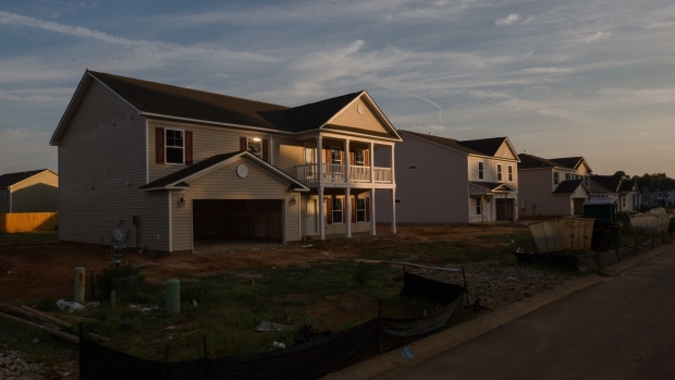 Newly constructed homes in the Woodbridge subdivision in Sumter, South Carolina, U.S., on Tuesday, July 6, 2021. U.S. pending home sales unexpectedly rose in May by the most in nearly a year as low borrowing costs paired with increased listings bolstered demand. Photographer: Micah Green/Bloomberg
