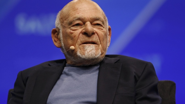 Sam Zell, founder and chairman of Equity Group Investments LLC, speaks during the Skybridge Alternatives (SALT) conference in Las Vegas, Nevada, U.S., on Wednesday, May 8, 2019. SALT brings together investors, policy experts, politicians and business leaders to network and share ideas to unlock growth opportunities in finance, economics, entrepreneurship, public policy, technology and philanthropy.