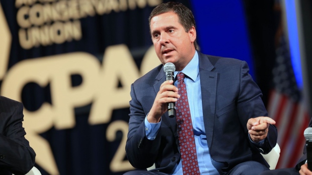 Representative Devin Nunes, a Republican from California, speaks during the Conservative Political Action Conference (CPAC) in Dallas, Texas, U.S., on Sunday, July 11, 2021. The three-day conference is titled "America UnCanceled." Photographer: Dylan Hollingsworth/Bloomberg