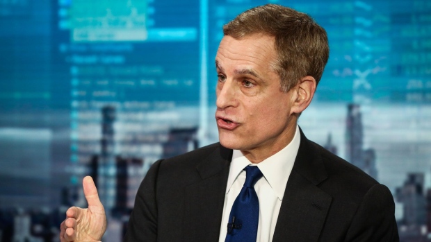 Robert Kaplan, president of the Federal Reserve Bank of Dallas, speaks during a Bloomberg Television interview in New York, U.S., on Thursday, Jan. 3, 2018. Kaplan said the U.S. central bank should put interest rates on hold as it waits to see how uncertainties about global growth, weakness in interest-sensitive industries and tighter financial conditions play out.
