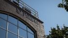 Palantir Technologies Inc. signage is displayed outside the company's headquarters in Palo Alto, California, U.S., on Tuesday, Sept. 29, 2020. Palantir, the Peter Thiel-backed data-mining startup, could have a market value of more than $20 billion when it starts trading, analysts have predicted.