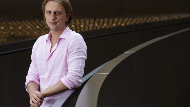 Nikolay Storonsky, chief executive officer of Revolut Ltd., stands for a photograph following a Bloomberg Television interview in London, U.K., on Thursday, Aug. 1, 2019. Revolut is expanding into stock trading, allowing its customers to buy and sell U.S. equities.