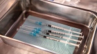 Syringes containing a dose of the Pfizer-BioNTech Covid-19 vaccine ready for administration at the Atzavara nursing home in Catalunya, Spain, on Tuesday, Dec. 29, 2020. On Monday, Spain became the fourth European country to record more than 50,000 coronavirus deaths.