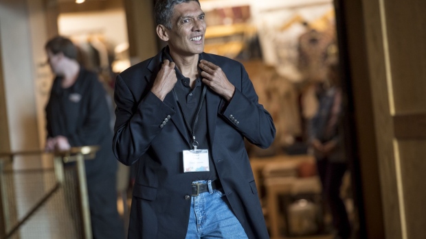 Eswar Prasad, professor of trade policy at Cornell University, arrives for dinner during the Jackson Hole economic symposium, sponsored by the Federal Reserve Bank of Kansas City, in Moran, Wyoming, U.S., on Thursday, Aug. 22, 2019. Over the past two decades, central bankers have used the annual symposium to plot out and signal changes in monetary policy. With global recession fears growing and bond yields tumbling, this week's gathering is one of the most anticipated in years.