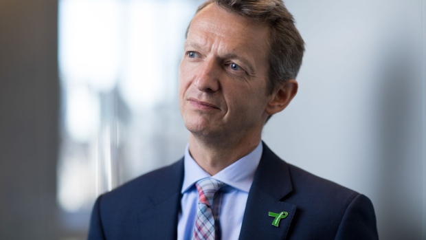 Andy Haldane, chief economist of the Bank of England, poses for a photograph following an interview in London, U.K., on Tuesday, May 14, 2019. Haldane has a reputation for views that go against groupthink, despite spending more than a quarter century at Threadneedle Street.