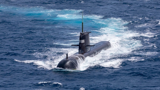 Submarine in Darwin, Australia Photographer: Handout/Getty Images AsiaPac
