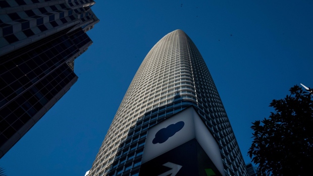 The Salesforce Tower in San Francisco, California. Photographer: David Paul Morris/Bloomberg