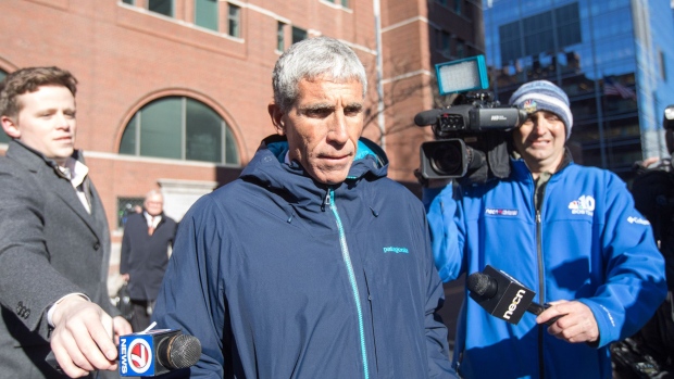 William "Rick" Singer leaves Boston Federal Court on March 12, 2019. Photographer: Scott Eisen/Getty Images