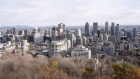 The Montreal skyline as seen from Mount Royal Friday, November 10, 2017 in Montreal.