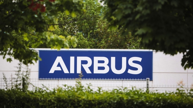 The Airbus SE factory in Toulouse, France, on Wednesday, July 28, 2021. Airbus reports half year earnings on July 29. Photographer: Matthieu Rondel/Bloomberg