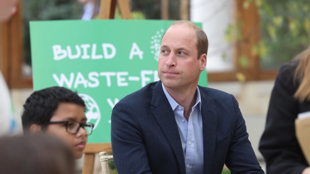 LONDON, ENGLAND - OCTOBER 13: Prince William, Duke of Cambridge and Catherine, Duchess of Cambridge (not pictured) visit Kew Gardens to take part in a Generation Earthshot event with children from The Heathlands School, Hounslow to generate big, bold ideas to repair the planet and to help spark a lasting enthusiasm for the natural world on October 13, 2021 in London, England. At the Royal Botanic Gardens, Their Royal Highnesses will join the Mayor of London; explorer, naturalist and presenter Steve Backshall MBE; Olympian Helen Glover and students to take part in a series of fun, engaging and thought-provoking activities developed as part of Generation Earthshot, an educational initiative inspired by The Earthshot Prize. (Photo by Ian Vogler-WPA Pool/Getty Images)