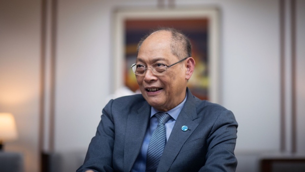 Benjamin Diokno, governor of the Bangko Sentral ng Pilipinas (BSP), speaks during an interview in Manila, the Philippines, on Wednesday, Feb. 5, 2020. Diokno said it would be better to cut interest rates sooner than later, a signal that policy makers will likely lower borrowing costs Thursday.