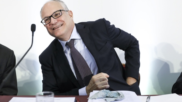 Roberto Gualtieri at a World Savings Day event in Rome, on Oct. 31.