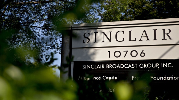 Sinclair Broadcast Group headquarters in Cockeysville, Maryland. Photographer: Andrew Harrer/Bloomberg