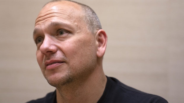 Tony Fadell, founder of Future Shape LLC, speaks during an interview in Singapore, on Wednesday, March 6, 2019. Fadell, who oversaw the design of the iPod and iPhone and went on to co-found smart-thermostat maker Nest, had pride of place among the hubbub of investors and celebrity chefs. He became an early convert and consigliere to Impossible five years ago, long before the Silicon Valley company’s products could be found throughout Hong Kong and before Burger King announced the Impossible Whopper in the U.S.