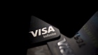 Visa Inc. credit cards are arranged for a photograph in Washington, D.C., U.S., on Monday, April 22, 2019. Visa Inc. is scheduled to release earnings figures on April 24. Photographer: Andrew Harrer/Bloomberg