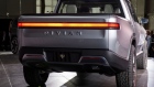 The Rivian Automotive Inc. R1T electric pickup truck is displayed during a reveal event at AutoMobility LA ahead of the Los Angeles Auto Show in Los Angeles, California, U.S., on Tuesday, Nov. 27, 2018. With its crew-cab and short bed, the R1T seems to be taking aim at the Ford F-150 Raptor. Photographer: Patrick T. Fallon/Bloomberg