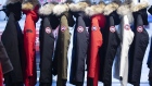 Parkas hang on display at the new Canada Goose Holdings Inc. store in Montreal, Quebec, Canada, on Thursday, Nov. 15, 2018. Canada Goose is adding frigid rooms to some of its stores where shoppers can test the luxury coats in temperatures as low as -25 degrees Celsius (-13 Fahrenheit). Photographer: Christinne Muschi/Bloomberg