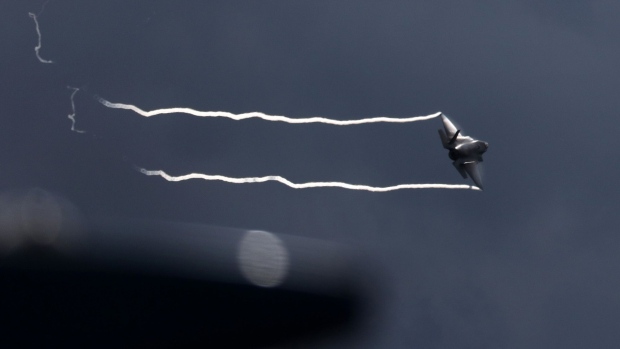 A Lockheed Martin Corp. F-35 Photographer: Simon Dawson/Bloomberg