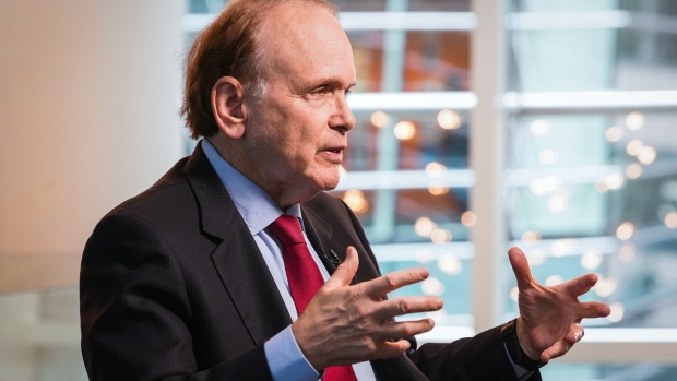 Dan Yergin, vice chairman of IHS Markit Ltd., speaks during a Bloomberg Television interview in New York, U.S., on Friday, April 5, 2019. Yergin discussed Venezuela's oil production, the Trump administration's sanctions on Iran, and possible Permian basin energy firm consolidation.