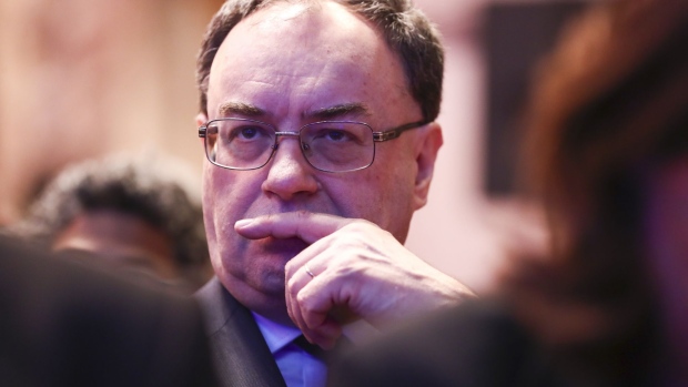 Andrew Bailey, chief executive officer of the Financial Conduct Authority (FCA), attends the launch of the COP26 Private Finance Agenda in London, U.K., on Thursday, Feb. 27, 2020. In a world facing a climate crisis, investors need to start taking account of carbon emissions and rising temperatures in their decisions, according to Bank of England Governor Mark Carney. Photographer: Bloomberg/Bloomberg