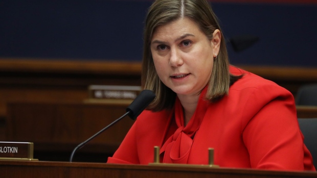Representative Elissa Slotkin, a Democrat from, a Democrat from Michigan, speaks during a House Homeland Security Committee security hearing in Washington, D.C., U.S., on Thursday, Sept. 17, 2020. The hearing focused on international terrorism threats, the rise in domestic terrorism incidents and recent shootings as well as election security and cyber threats.