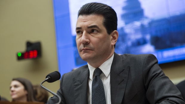 Scott Gottlieb, commissioner of the Food and Drug Administration (FDA) listens during a House Oversight and Investigations Subcommittee hearing in Washington, D.C., U.S., on Thursday, March 8, 2018.