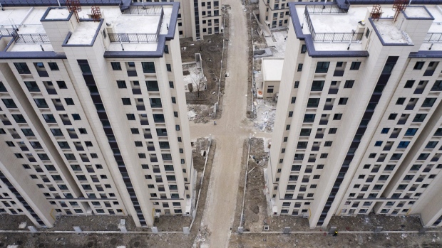 Kaisa Group Holdings Ltd.'s City Plaza development under construction in Shanghai. Photographer: Qilai Shen/Bloomberg
