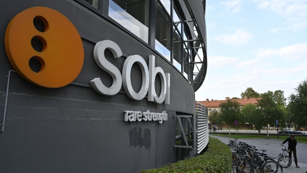 The headquarters of Swedish Orphan Biovitrum AB (Sobi) in Solna, Sweden, on Thursday, Sept. 2, 2021. Private equity firm Advent International and Singapore wealth fund GIC agreed to buy drugmaker Swedish Orphan Biovitrum AB for 69 billion kronor ($8 billion) in the largest buyout of a Nordic company in more than five years.