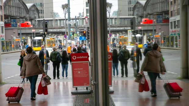 Shoppers on Friedrichstrasse in Berlin, Germany, on Wednesday, Sept. 22, 2021. After years of poor levels of investment in public infrastructure, there’s a broad consensus among all political parties that more will be needed in the coming decade.