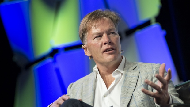 Dan Morehead, founder and chief executive officer of Pantera Capital, speaks during the TechCrunch Disrupt 2017 in San Francisco, California, U.S., on Monday, Sept. 18, 2017. TechCrunch Disrupt, the world's leading authority in debuting revolutionary startups, gathers the brightest entrepreneurs, investors, hackers, and tech fans for on-stage interviews.